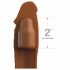 X-TENSION Elite 2 - Cut-to-Fit Penis Sleeve (Brown) 