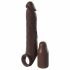 X-TENSION Elite 3 - Brown Penis Sleeve with Scrotum Ring 