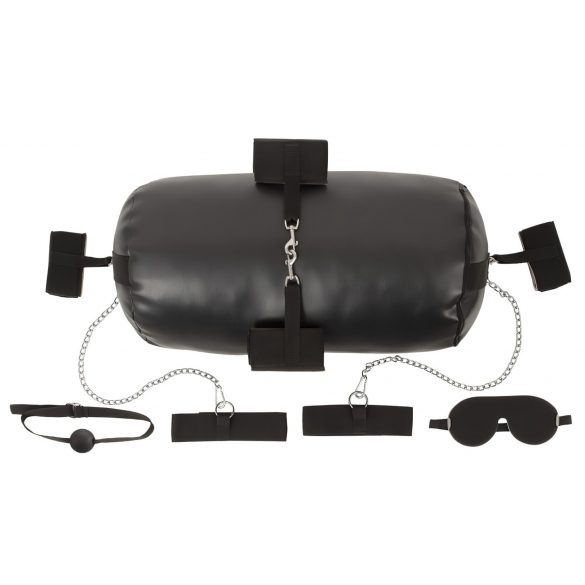 Bad Kitty - Bondage Set with Pillow - 11 Pieces (Black)