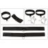 Bad Kitty - Complete Bondage Set with Pillow - 11 Pieces (Black) 