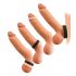 You2Toys 4in1 - Penis and Ball Ring Set - 2 Piece (Natural-Black) 