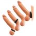 You2Toys 4in1 - Penis and Ball Ring Set - 2 Piece (Natural-Black) 