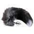 Alive Anal Pleasure - Medium Anal Plug with Fox Tail (Silver-Black)