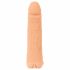 Nature Skin - 2 in 1 Fake Vagina and Penis Sleeve - 9 Inches (Natural) 