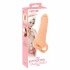 Nature Skin - 2 in 1 Fake Vagina and Penis Sleeve - 9 Inches (Natural) 