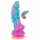 Beasty Cocks - Extraterrestrial Silicone Dildo (Blue-Orange)