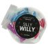 Silly Willy - suction-cup silicone dildo - 12 pcs (colored)