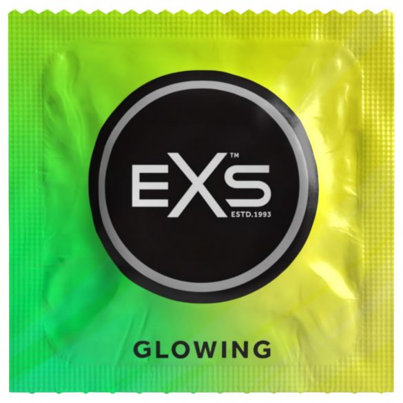 EXS Glow - Glow in the Dark Condoms (3 pack) 