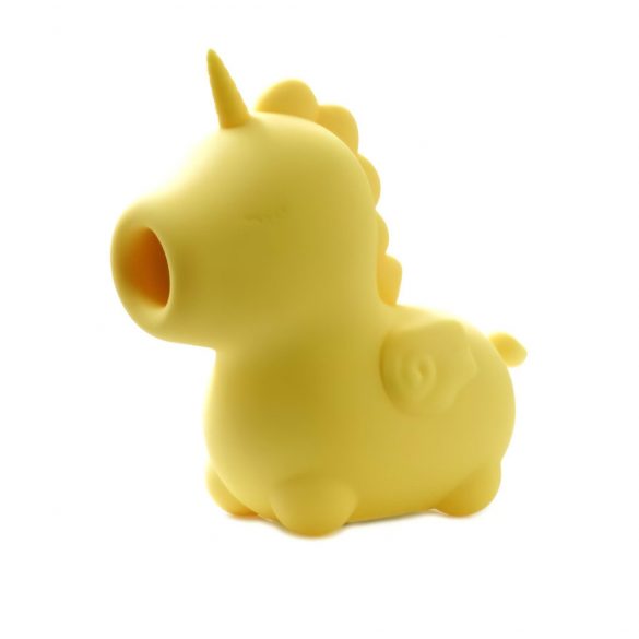 Unicorn Bean Blossoms - Rechargeable Clitoral Stimulator (Yellow) 