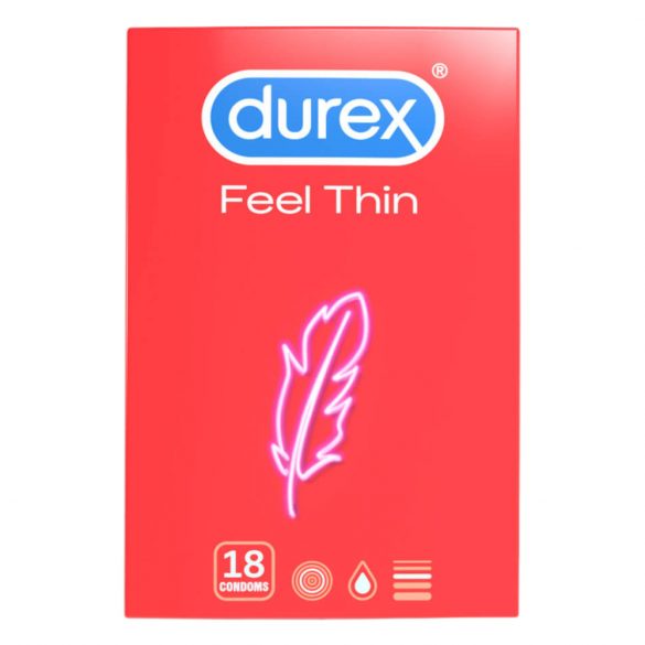 Durex Feel Thin - Realistic Sensation Condoms (18 pack) 