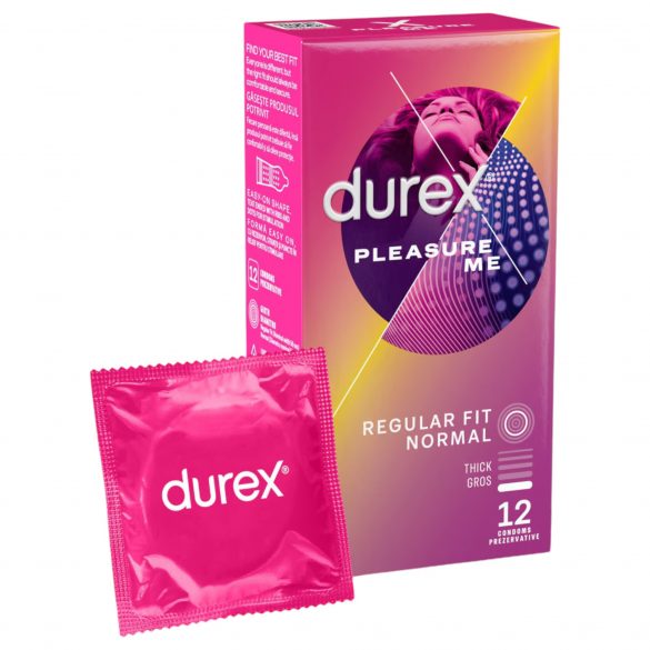 Durex Emoji PleasureMe - ribbed and dotted condoms (12 pcs)