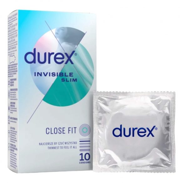 Durex Invisible Slim - Thin Condom (10pcs) 