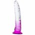 Lonely Lance - Suction Cup Dildo (Purple-Clear) 