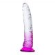 Lonely Lance - Suction Cup Dildo (Purple-Clear) 