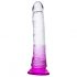 Lonely Lance - Suction Cup Dildo (Purple-Clear) 