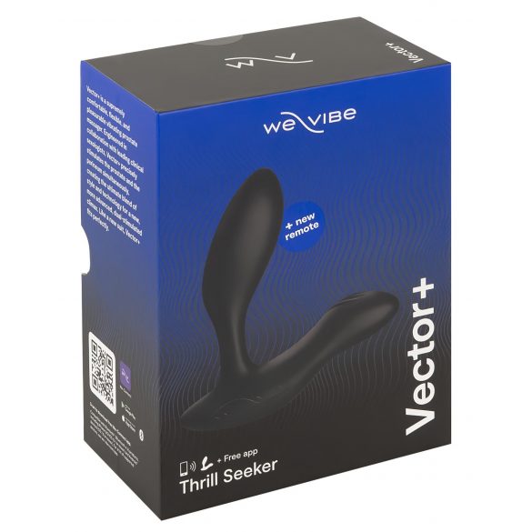 We-Vibe Vector+ Rechargeable Smart Anal Vibrator (Black) 