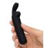 Happy Rabbit Bullet - Rechargeable Bunny Vibrator (Black) 