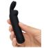 Happy Rabbit Bullet - Rechargeable Bunny Vibrator (Black) 