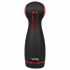 WYNE 06 - Rechargeable Vibrating Suction Masturbator (Black) 