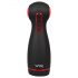 WYNE 06 - Rechargeable Vibrating-Suction Masturbator (Black)