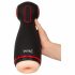 WYNE 06 - Rechargeable Vibrating Suction Masturbator (Black) 