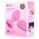 b-vibe heart - Rechargeable, Radio-Controlled Anal Vibrator (Pink)
 