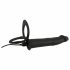 Black Velvets Double F - Strap-On Anal Vibrator (Black) 