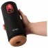 WYNE 07 - Rechargeable Vibrating Suction Masturbator (Black) 