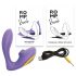 ROMP Reverb - Air Wave 2-in-1 G-spot Vibrator (Purple) 