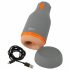 Rebel - Waterproof Gripping Masturbator (Natural Grey) 