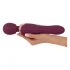 You2Toys Grande - rechargeable massager vibrator (burgundy)