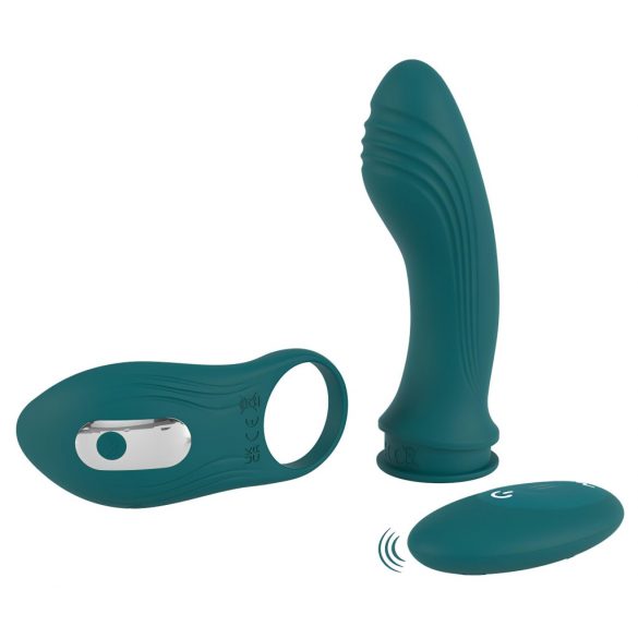 Couples Choice - 3-in-1 Convertible Vibrator (Turquoise) 