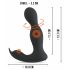 Rebel - Remote Controlled 2-in-1 Prostate Vibrator (Black)