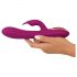 Javida - 3-in-1 Beaded Rotating Vibrator (Purple) 