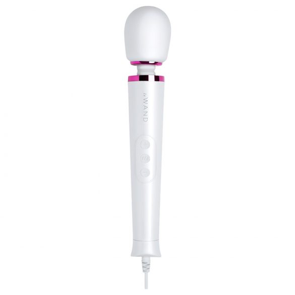 Le Wand Petite Plug-In - Corded Massager Vibrator (White)