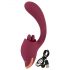 Javida - dual-purpose tongue vibrator (burgundy) 