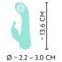 Cuties Mini 4 - Waterproof Bunny Vibrator with Rechargeable Battery (Green)