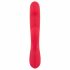 Smile Thumping Rabbit - rechargeable 3 motor vibrator (red) 