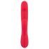 Smile Thumping Rabbit - rechargeable 3 motor vibrator (red) 