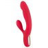 Smile Thumping Rabbit - rechargeable 3 motor vibrator (red) 