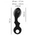 Eternal - Inflatable G-spot Vibrator (Black) 