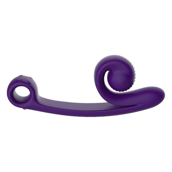 Snail Vibe Curve - 2-in-1 Clitoral Vibrator (Purple)