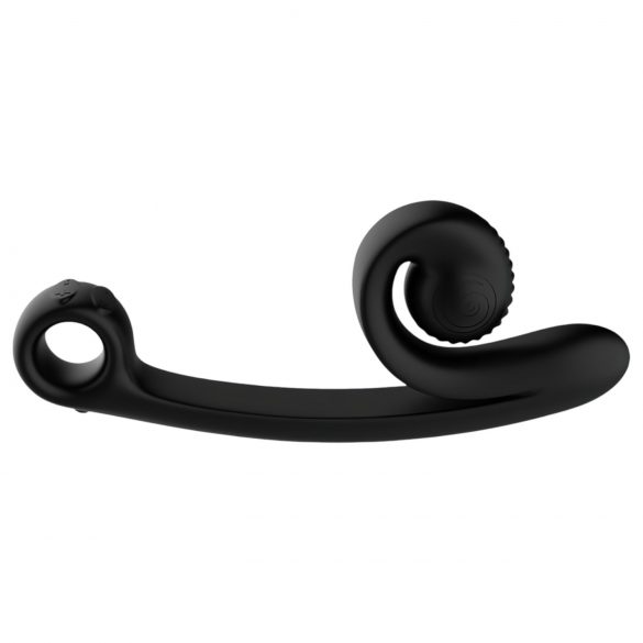 Snail Vibe Curve - 2-in-1 Clitoral Stimulator Vibrator (Black)