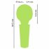 You2Toys Mini Wand - rechargeable massager vibrator (green)