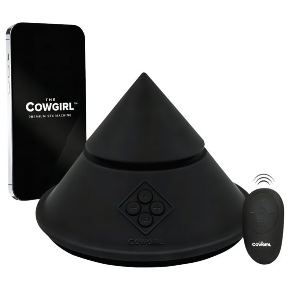 Smart Sex Machine with Attachments - The Cowgirl Cone (Black) 