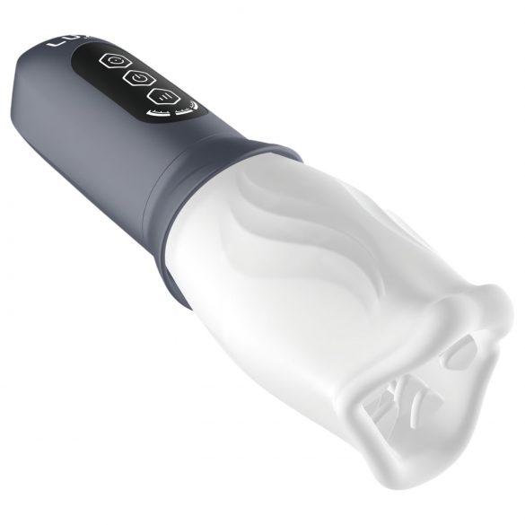 LUX Active First Class - Rotating Head Masturbator (White-Grey) 