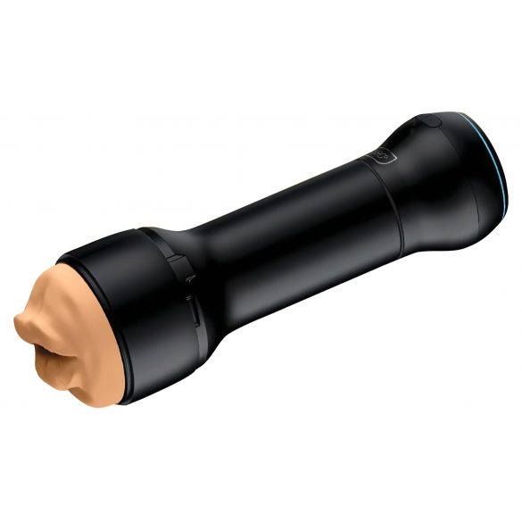 Kiiroo PowerBlow + Victoria June Mouth Masturbator (Black) 