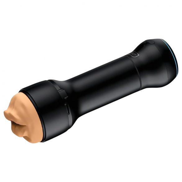 Kiiroo PowerBlow + Victoria June Mouth Masturbator (Black) 