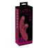 Javida 2-in-1 Rabbit Vibrator - Rechargeable (Red) 