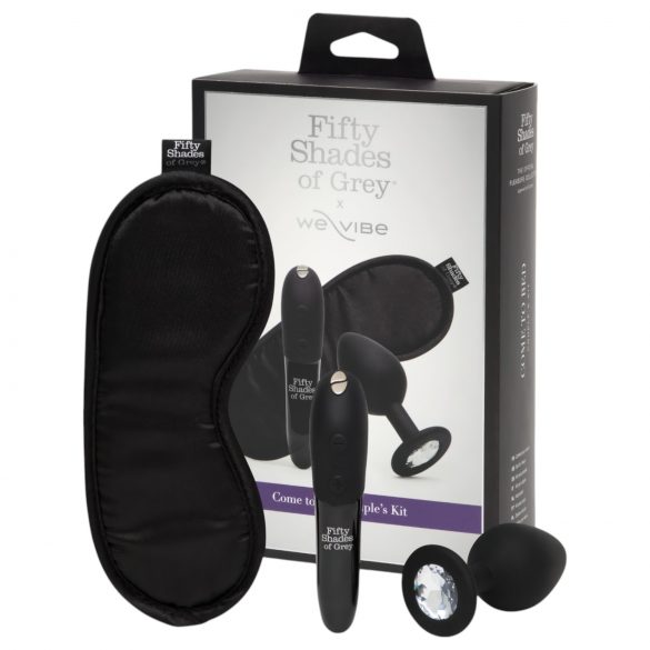 The Fifty Shades of Grey Come To Bed - Set - 3 pieces (black)